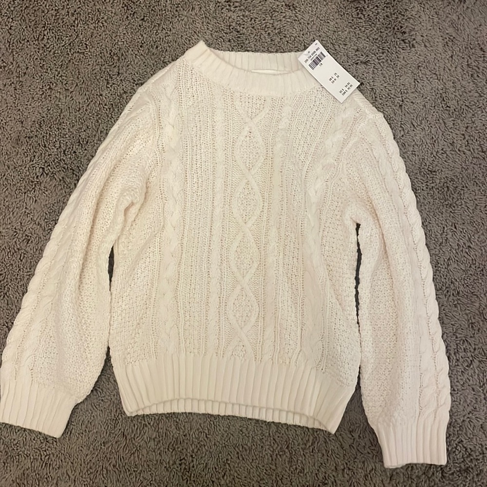 Cream sweater